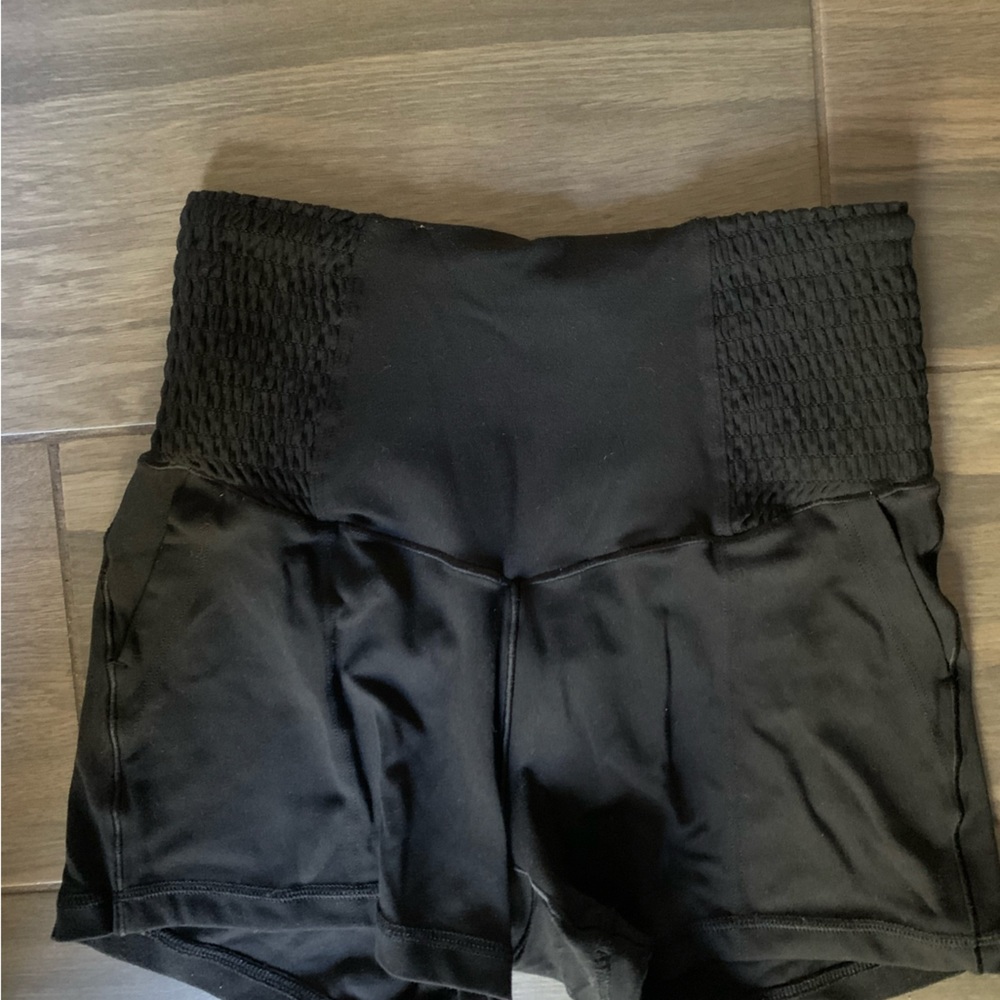 Aerie Black Shortie Shorts